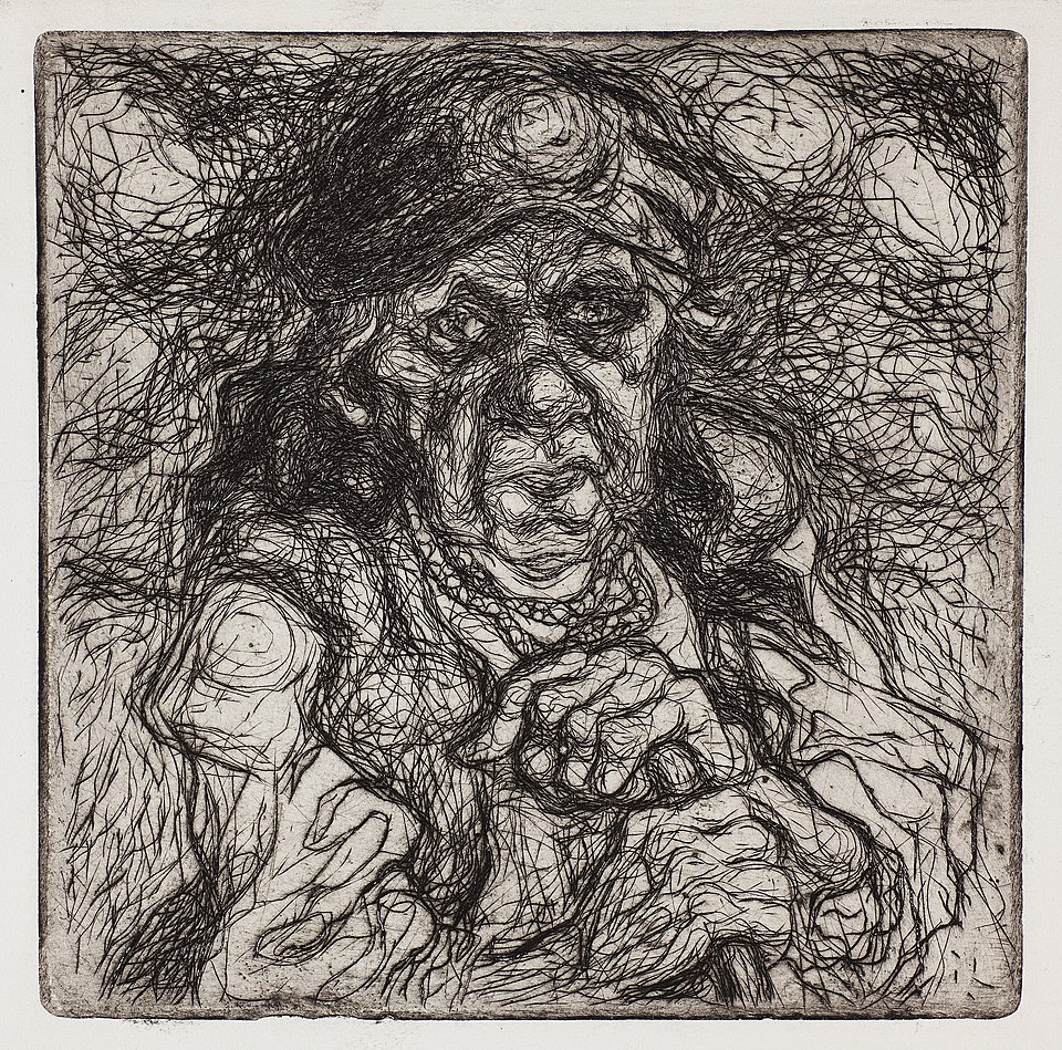 Stanisław Osostowicz, Stara wieśniaczka (Old Country Woman), 1932