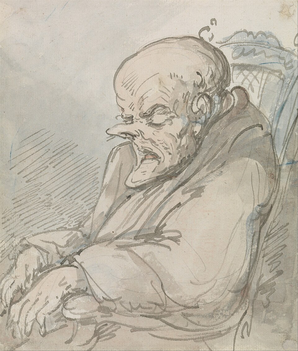 Portrait of an Old Man — Thomas Rowlandson